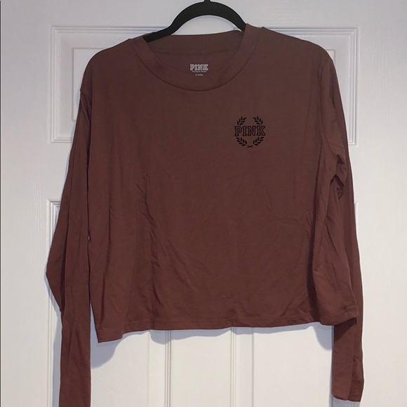 VS Pink Cropped Long Sleeve - Picture 1 of 3